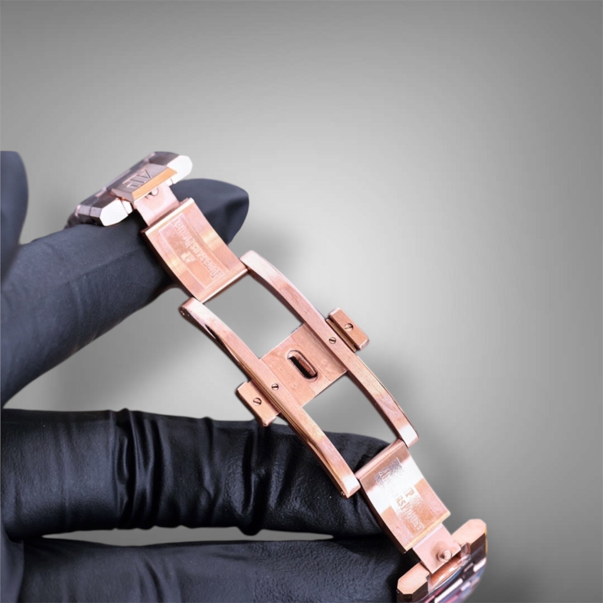 black PVD Audemars Piguet Royal Oak 15400ST watch