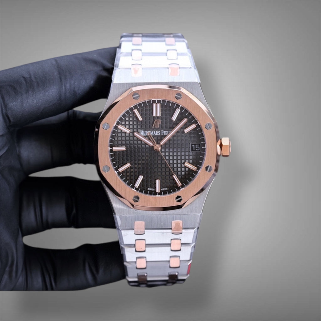 black PVD Audemars Piguet Royal Oak 15400ST watch