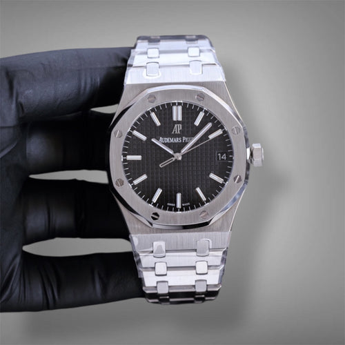 black PVD Audemars Piguet Royal Oak 15400ST watch