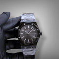 black PVD Audemars Piguet Royal Oak 15400ST watch