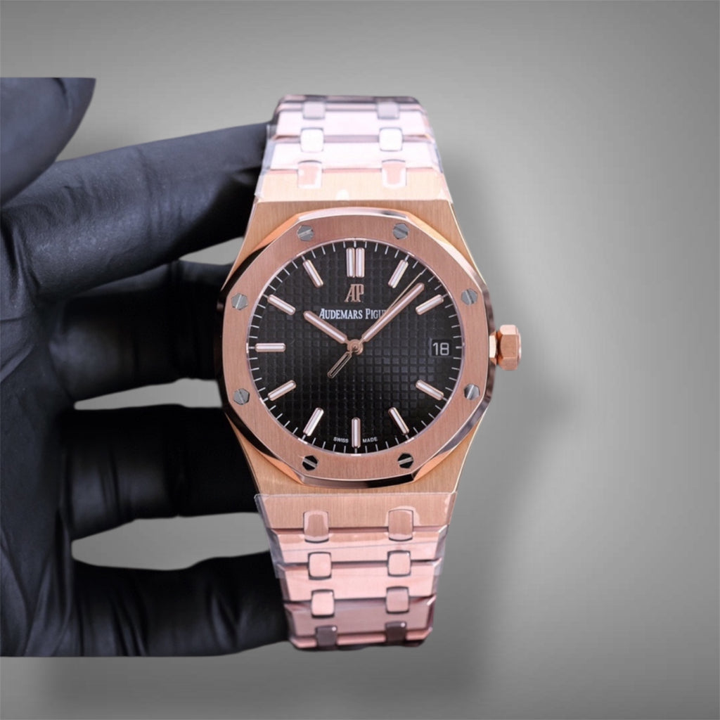black PVD Audemars Piguet Royal Oak 15400ST watch